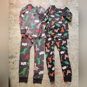 Kids Dinosaur Pajama Set Size 4t